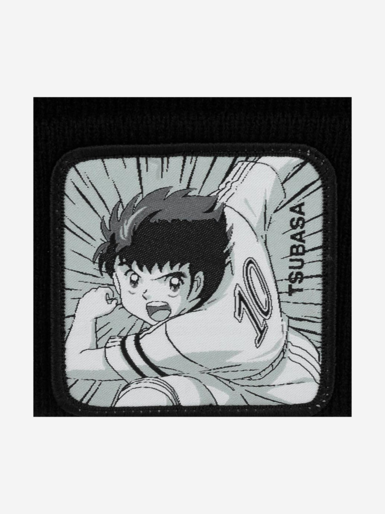 Шапка с отворотом CAPSLAB CL/TSU/1/BON/TSU Captain Tsubasa Number 10 (черный)