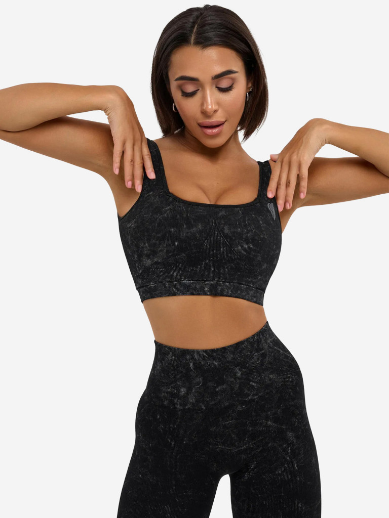 Спортивный топ Bona Fide Marble Top "Black"