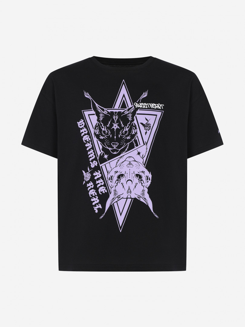 Футболка для девочек Demix Черный 699₽