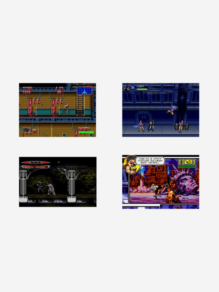 Картридж игровой DVTech 16 игр (на русском) 16bit