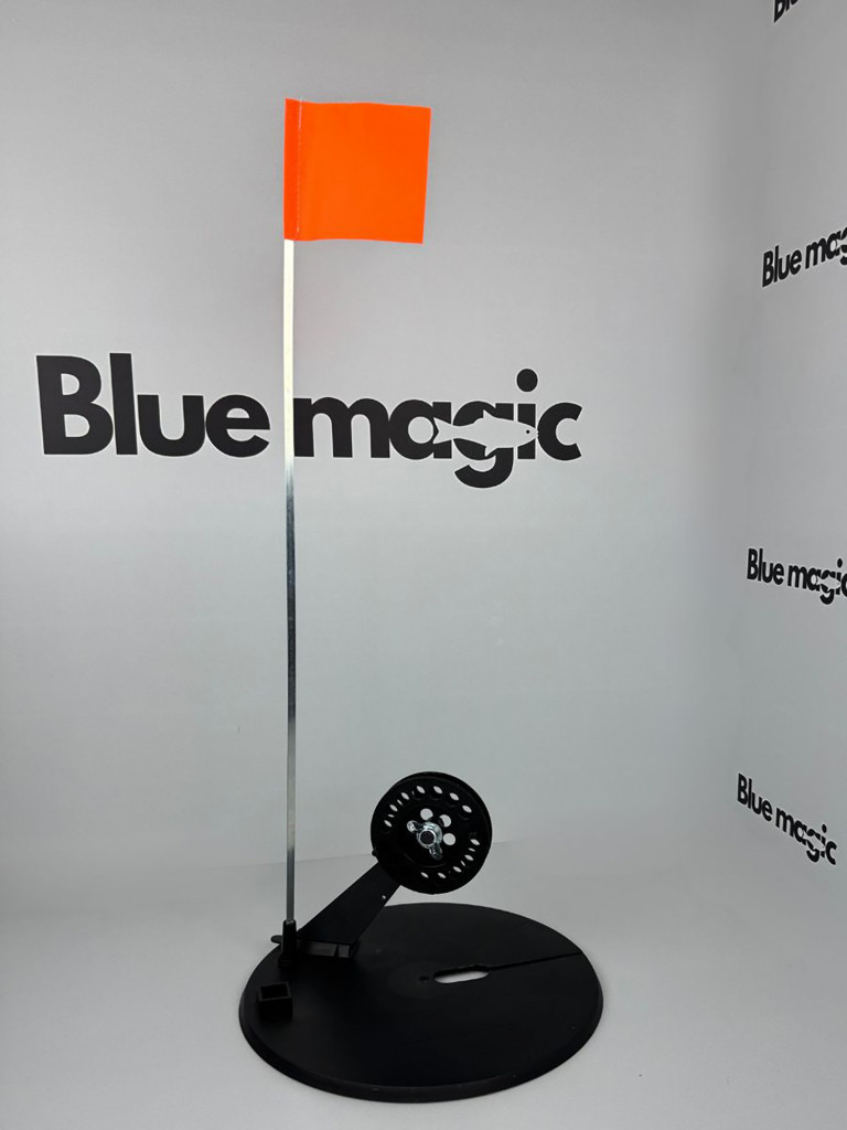 Жерлицы Blue Magic для зимней рыбалки оснащенные на пластиковой стойке в сумке 5 шт на щуку