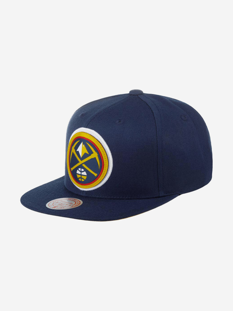 Бейсболка с прямым козырьком MITCHELL NESS 6HSSMM19490-DNUNAVY Denver Nuggets NBA