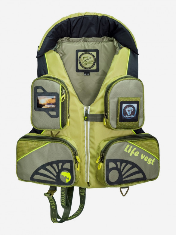 Жилет страховочный Aquatic ЖС-01Л, с воротником