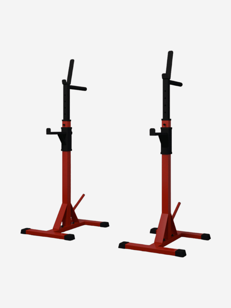 Стойки под штангу со страховкой Sportlim Zeus Красный
