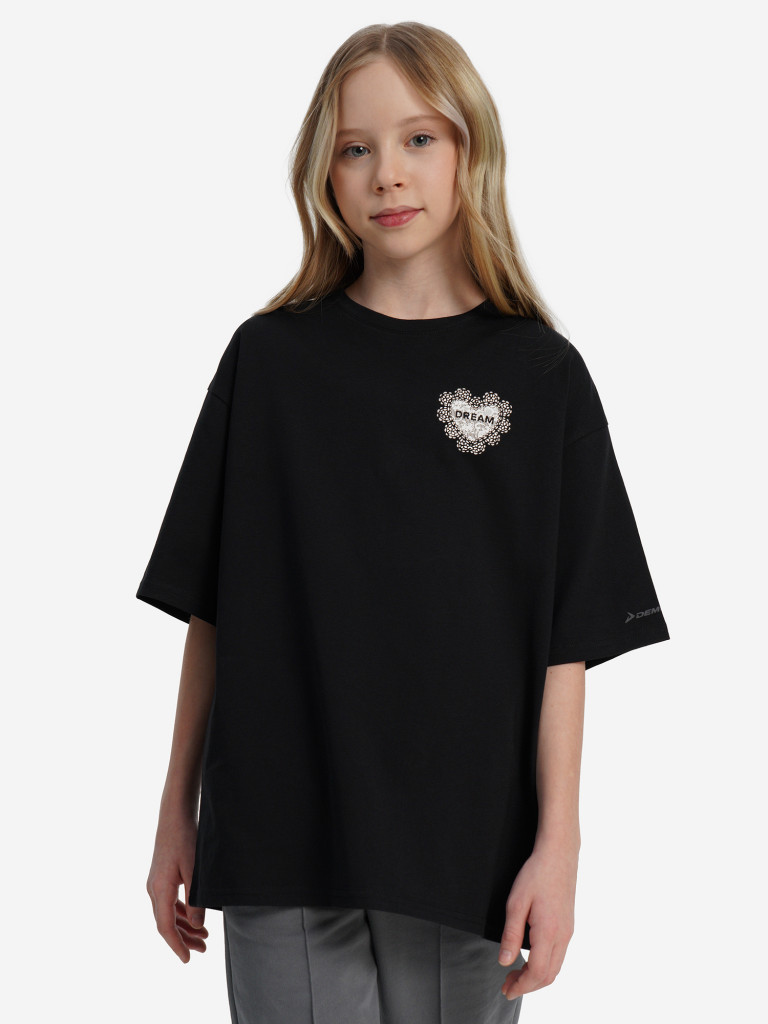 Футболка для девочек оверсайз Demix