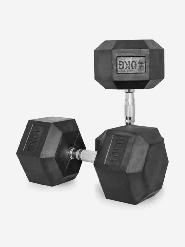 Гантель неразборная гексагональная KAPIX 40 кг