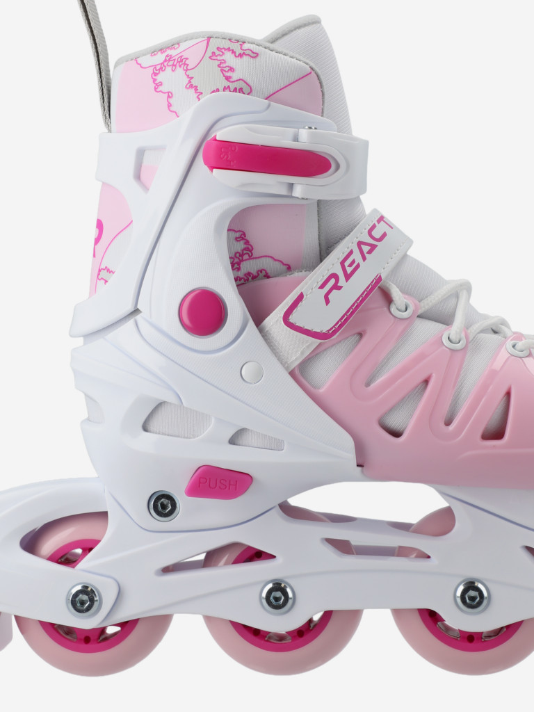 Роликовые коньки детские раздвижные Reaction Galaxy girl