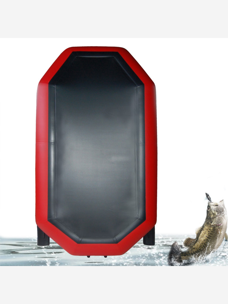 Лодка ПВХ Ridboat-260Т, красная,2-местная, диаметр борта 340мм, для рыбалки, для охоты и путешествий