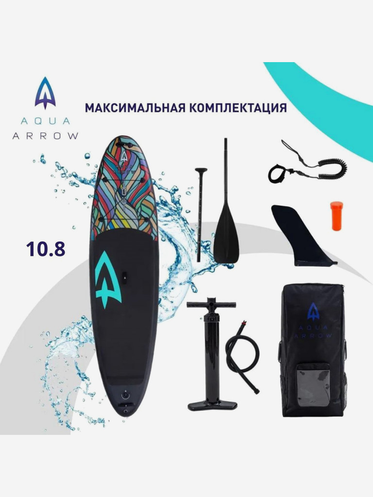 Sup доска Aqua Arrow 10.8 ART Coral (329x86x15см)