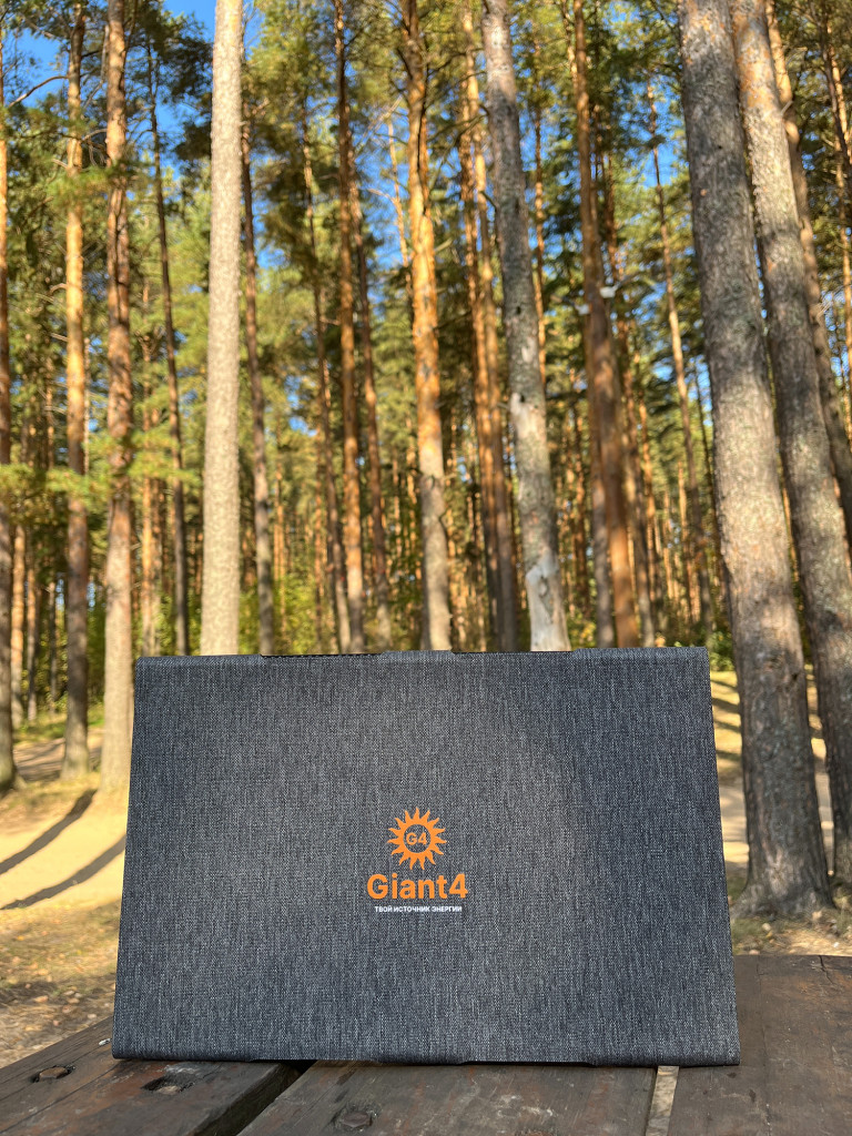 Портативная солнечная батарея GiantSolar L для туризма 45 W 5-20v