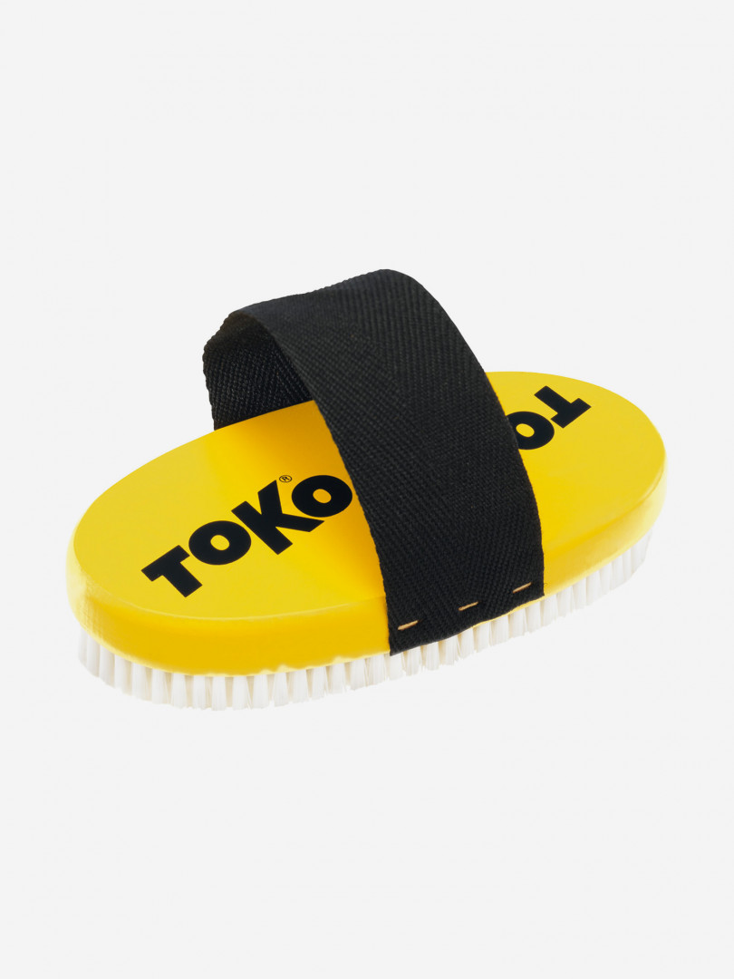 фото Щетка для обработки лыж toko nylon, желтый