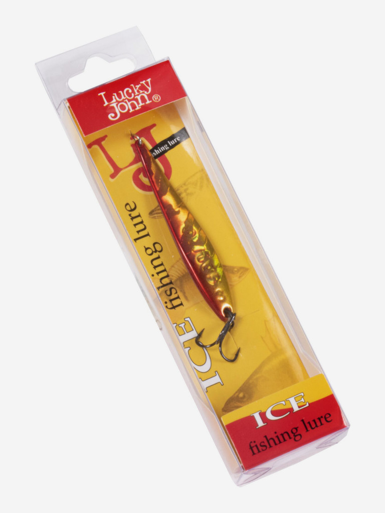 Блесна вертикальная Lucky John зимняя S-3 с тройником, вес 6 г