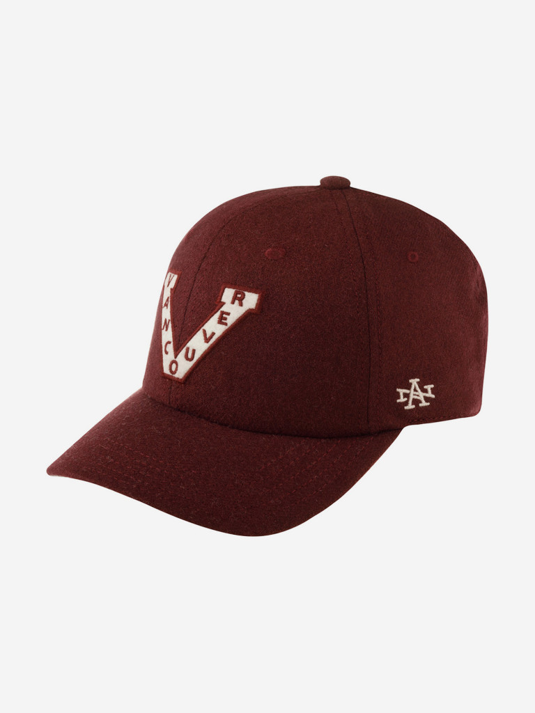 Бейсболка AMERICAN NEEDLE SMU719A-VAM Vancouver Millionaires Achive Legend NHL (малиновый)