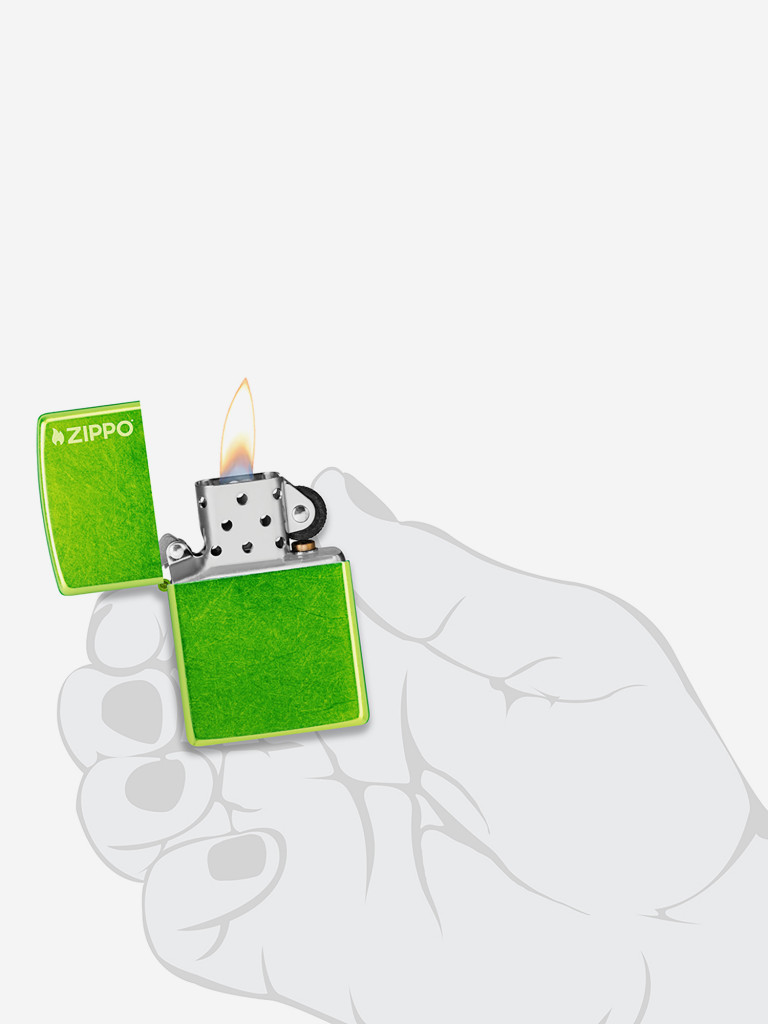 Зажигалка бензиновая ветроустойчивая Zippo Logo Lurid