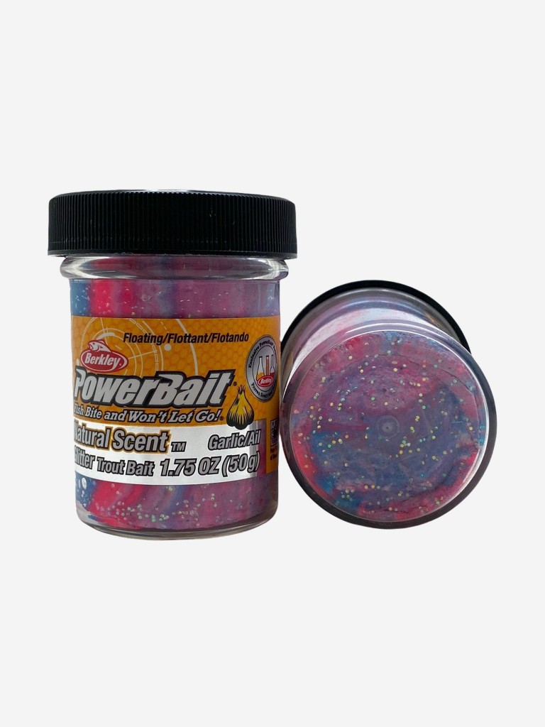 Паста форелевая Berkley PowerBait Natural Scent Garlic Captain America/ Капитан Америка 50gr