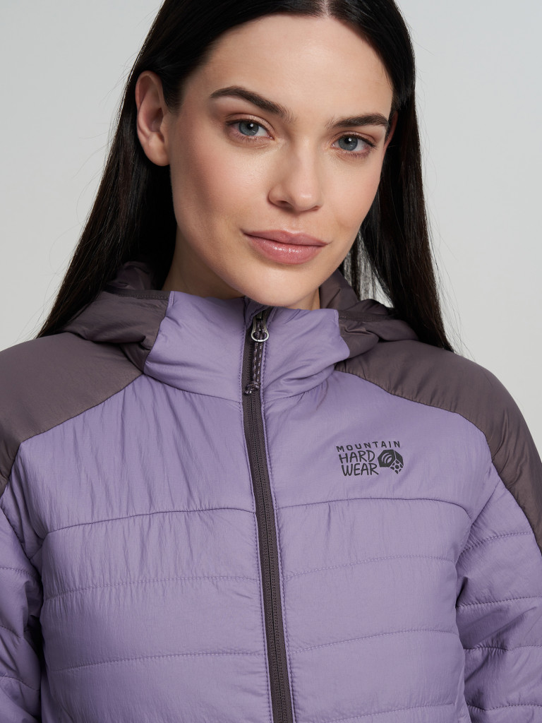 Куртка утепленная рипстоп женская Mountain Hardwear Free Element Hooded Jacket