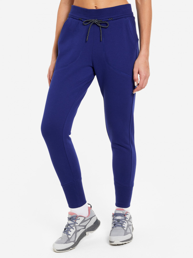 фото Брюки женские columbia lodge knit jogger, синий