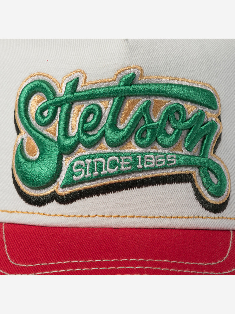 Бейсболка с сеточкой STETSON 7761162K TRUCKER CAP LETTERING (оранжевый)