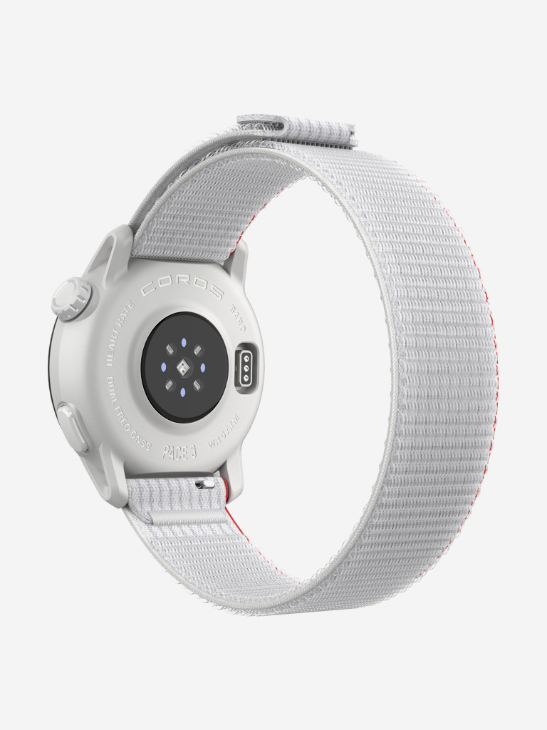 Спортивные смарт GPS часы COROS PACE 3, White, с нейлоновым ремешком
