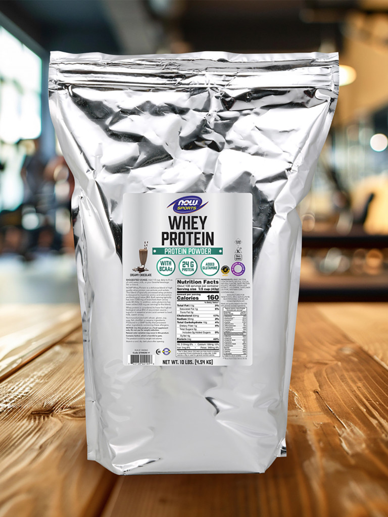 NOW Сывороточный протеин сливочный шоколад 4536 г, порошок