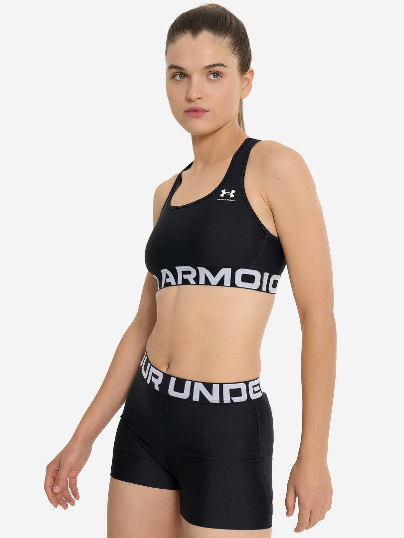 фото Спортивный топ бра under armour, черный