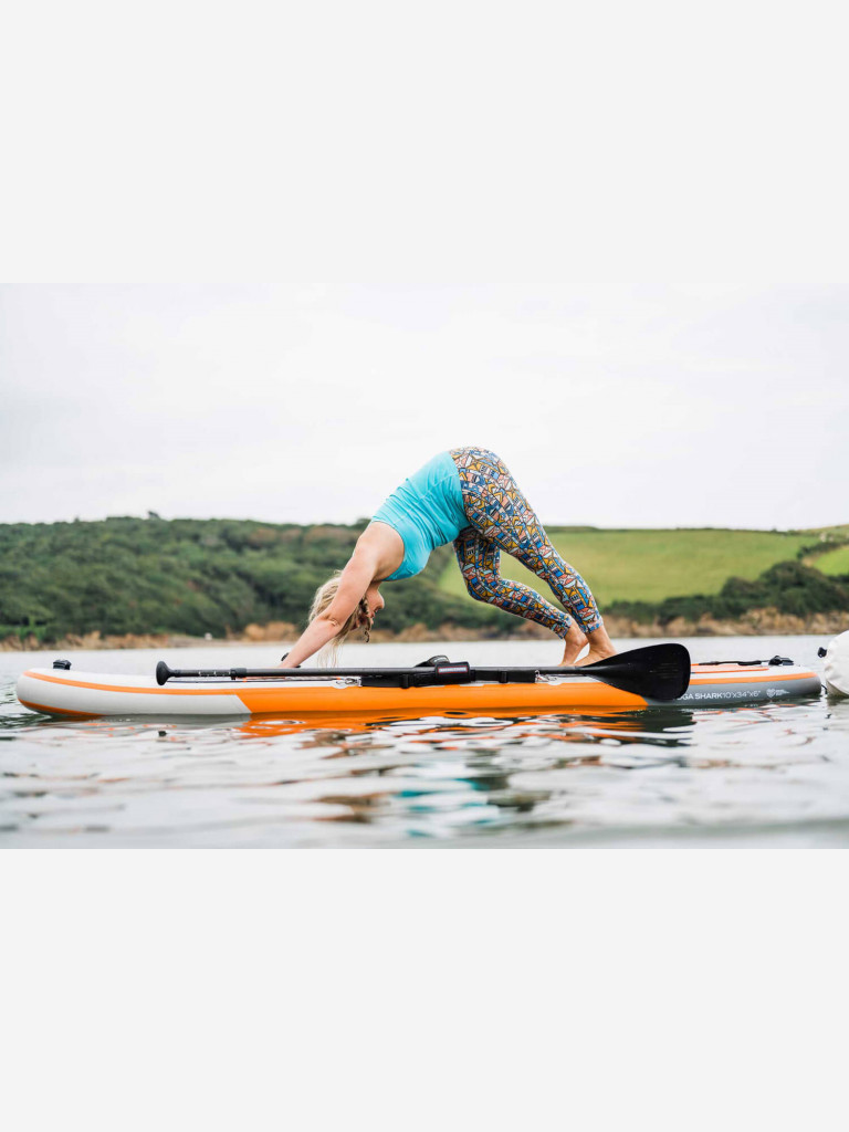 Сапборд надувной двухслойный Shark Yoga 10x34, 305x86x15 см