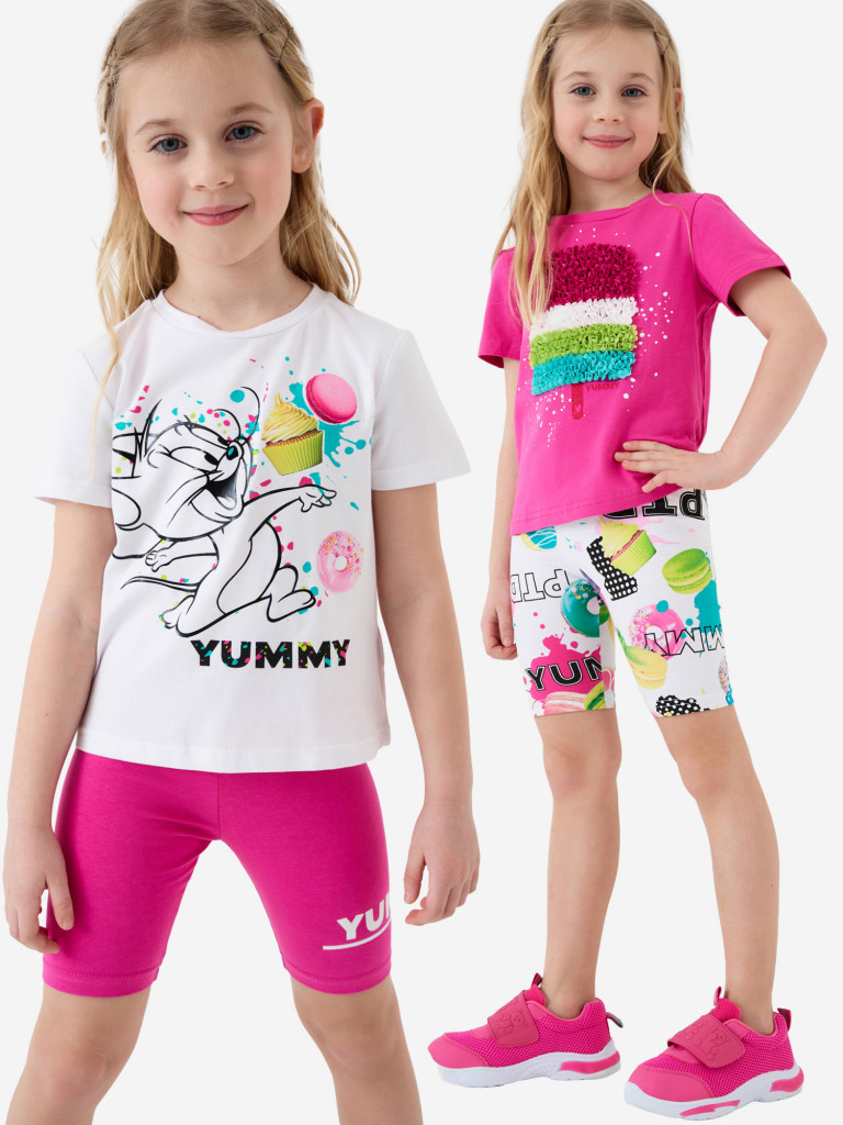 Легинсы укороченные, 2 пары в комплекте PlayToday