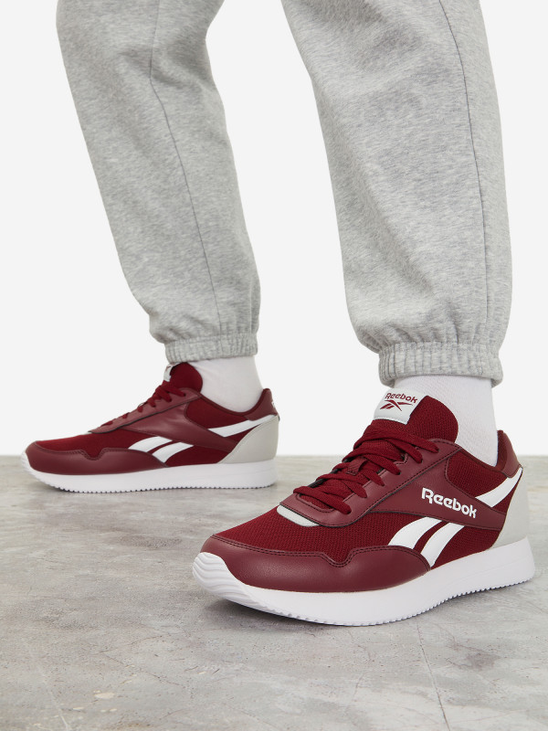 Кроссовки мужские Reebok Jogger Lite арт. 100074148 бордовый/белый цвет — купить за 3699 руб. со скидкой 50 %, отзывы в интернет-магазине Спортмастер
