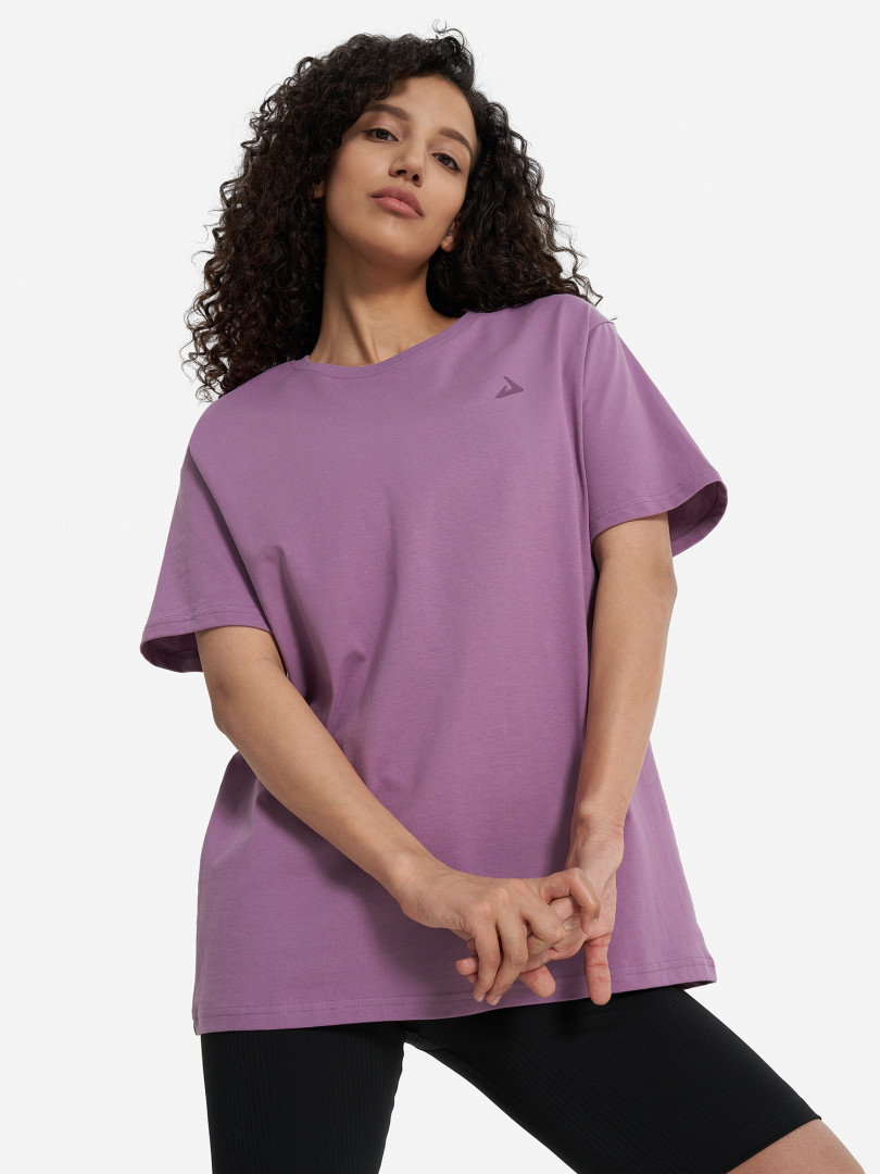Футболка женская оверсайз Demix Фиолетовый 999₽
