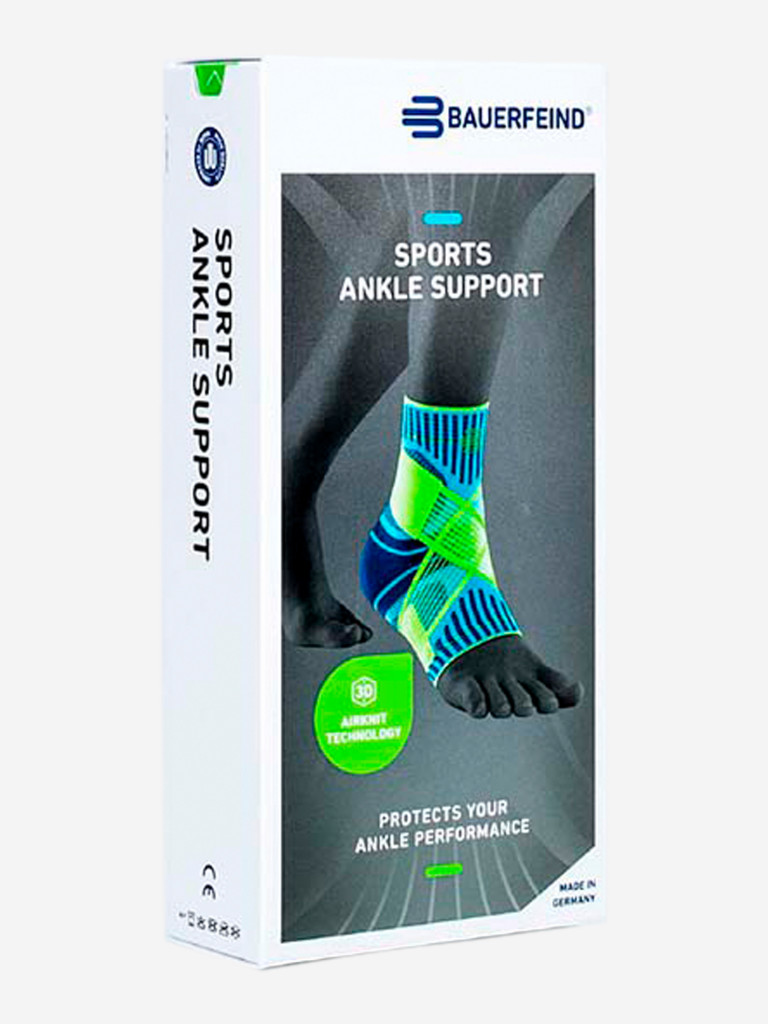 Спортивный бандаж на голеностопный сустав усиленный BAUERFEIND Ankle Support(LEFT)