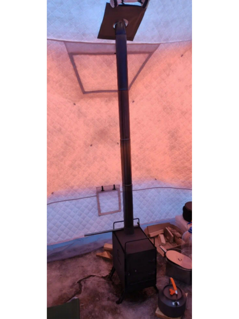 Зимняя палатка Terbo-Mir 2022 четырехслойная мобильная баня для кемпинга и рыбалки