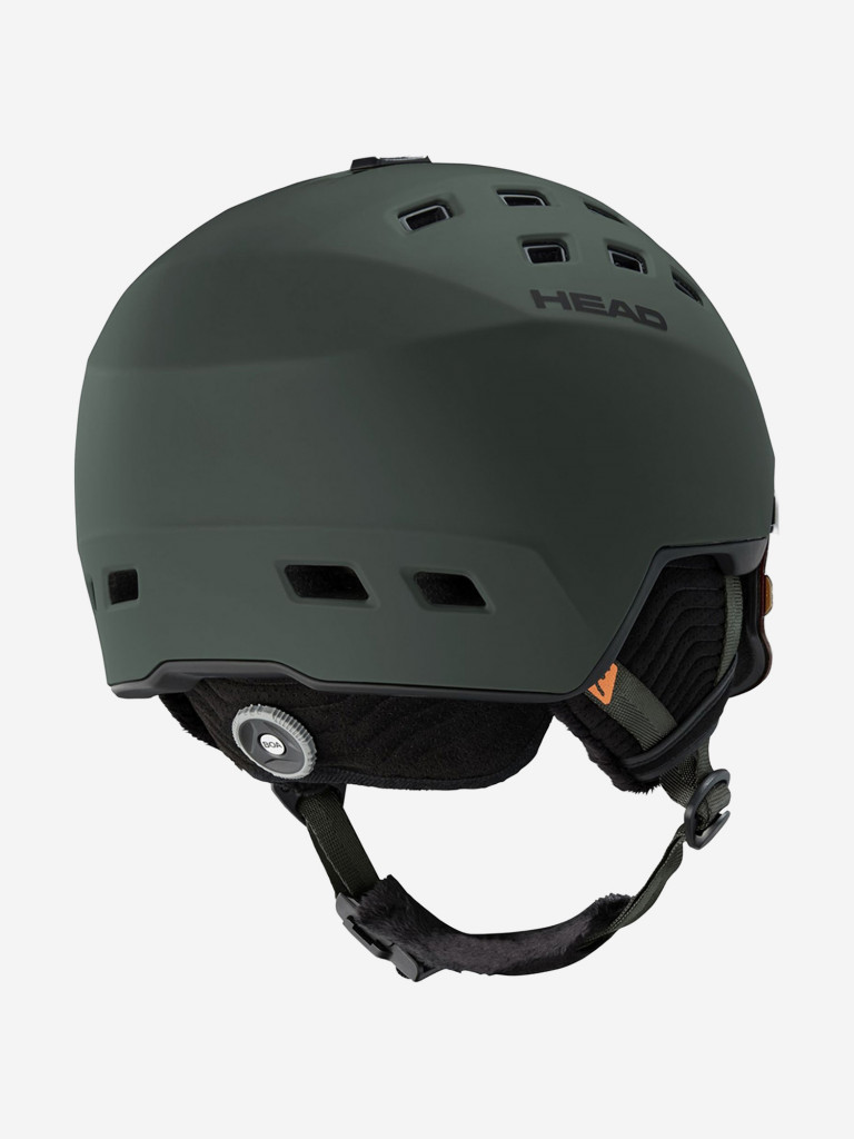 Горнолыжный шлем с визором Head Radar nightgreen S2