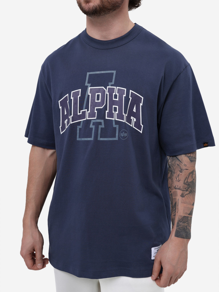 Футболка Relaxed Collegiate A Alpha Industries