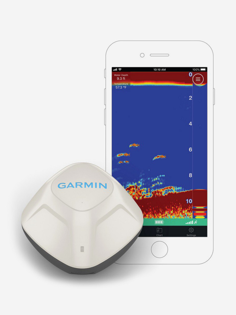 Эхолот Garmin Striker Cast без GPS Голубой цвет — купить за 17916 руб.,  отзывы в интернет-магазине Спортмастер