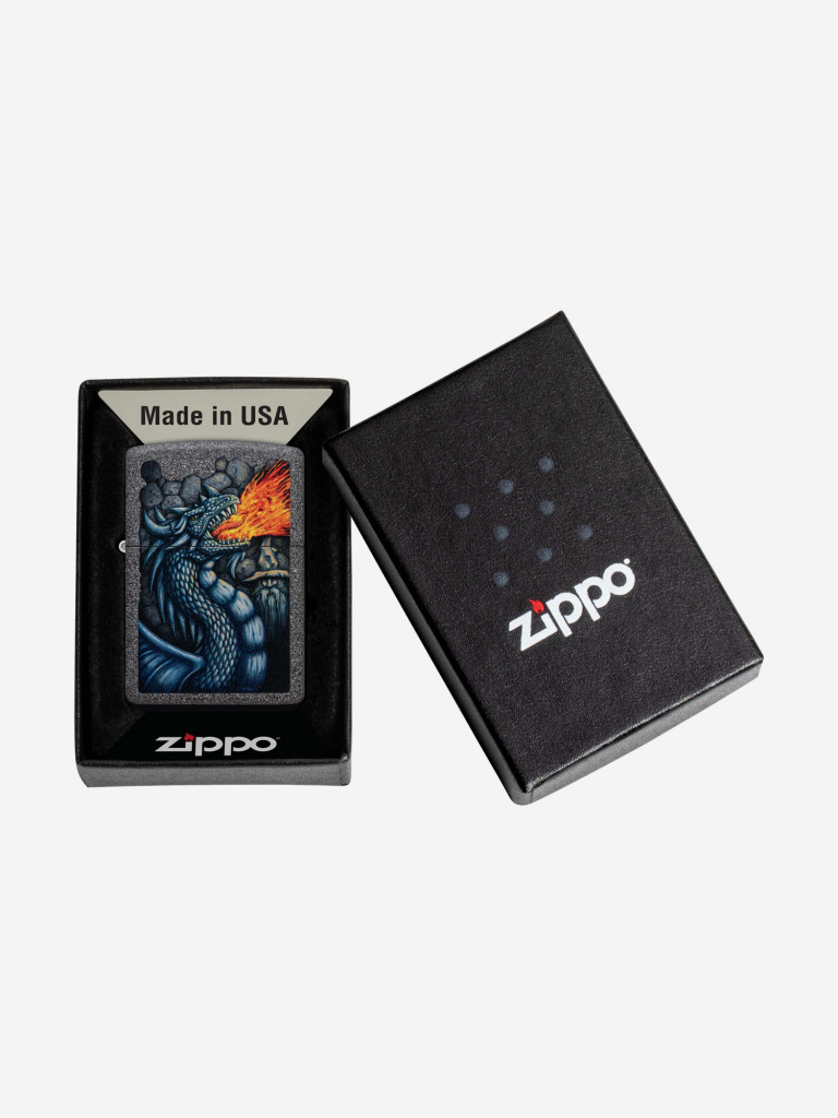 Зажигалка бензиновая ZIPPO 49776 Fiery Dragon