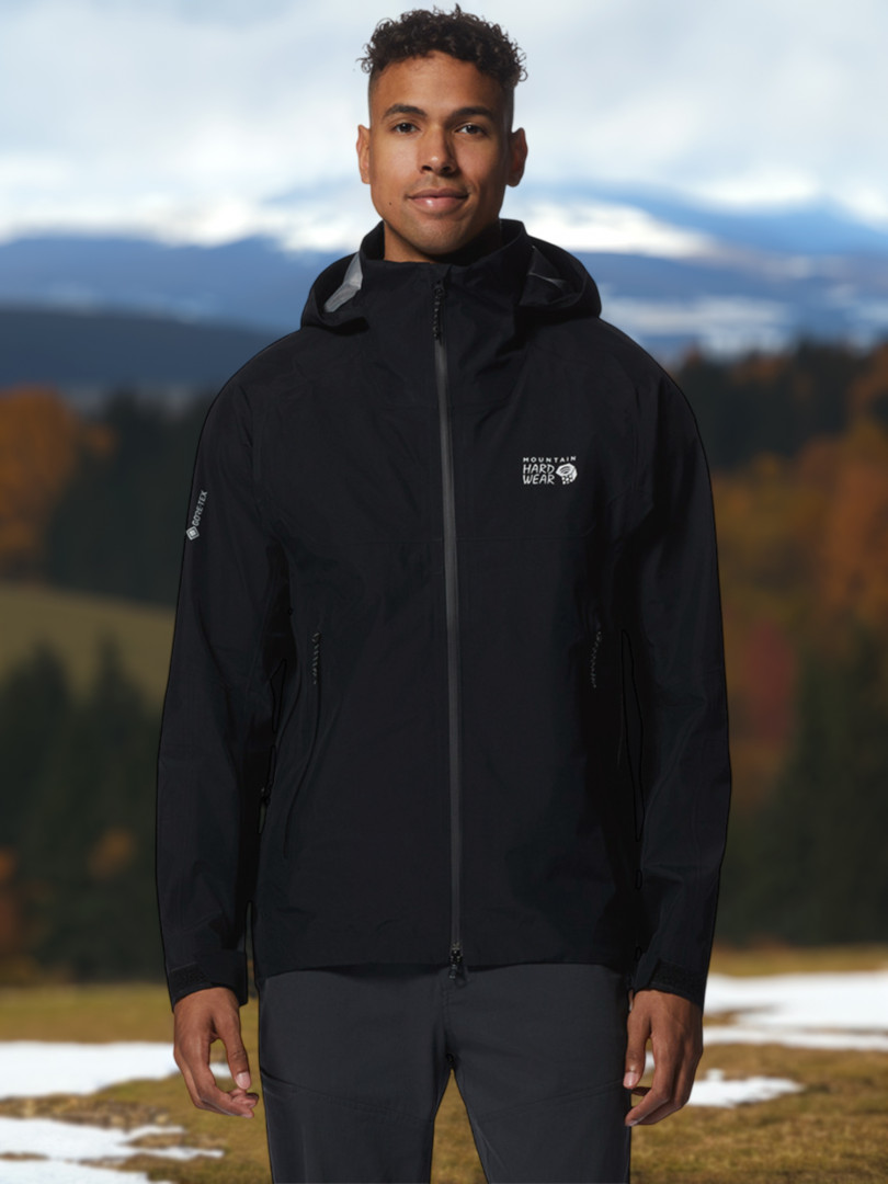 Куртка мембранная мужская Mountain Hardwear TrailVerse Gore-Tex Jacket Черный 37099₽