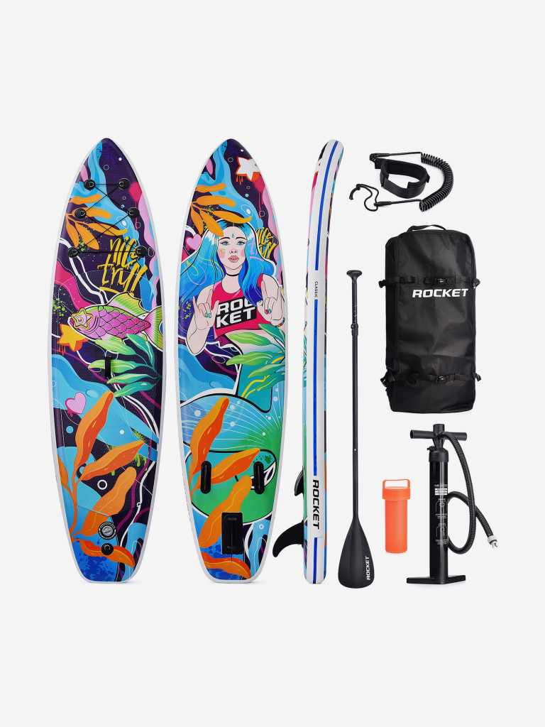 Надувная SUP-доска ROCKET (SUP-board 10,6ʺ 320*80*15 см) Сапборд