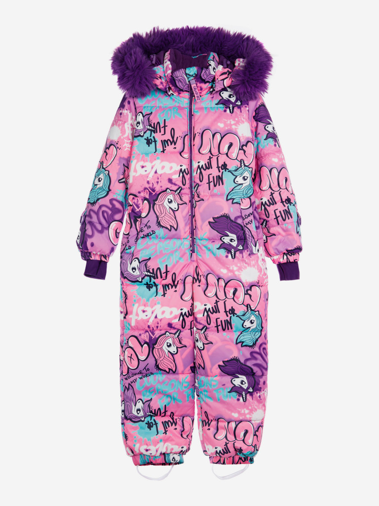 Комбинезон зимний для девочек PlayToday