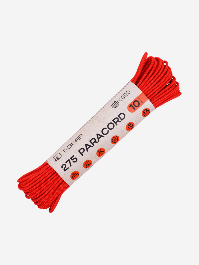 Паракорд 275 T-Gear x CORD nylon 10м (Red)