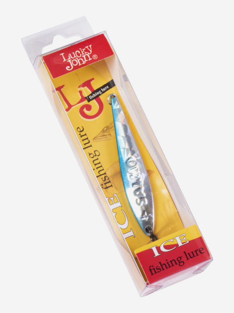 Блесна вертикальная Lucky John зимняя S-4 с тройником, вес 11 г