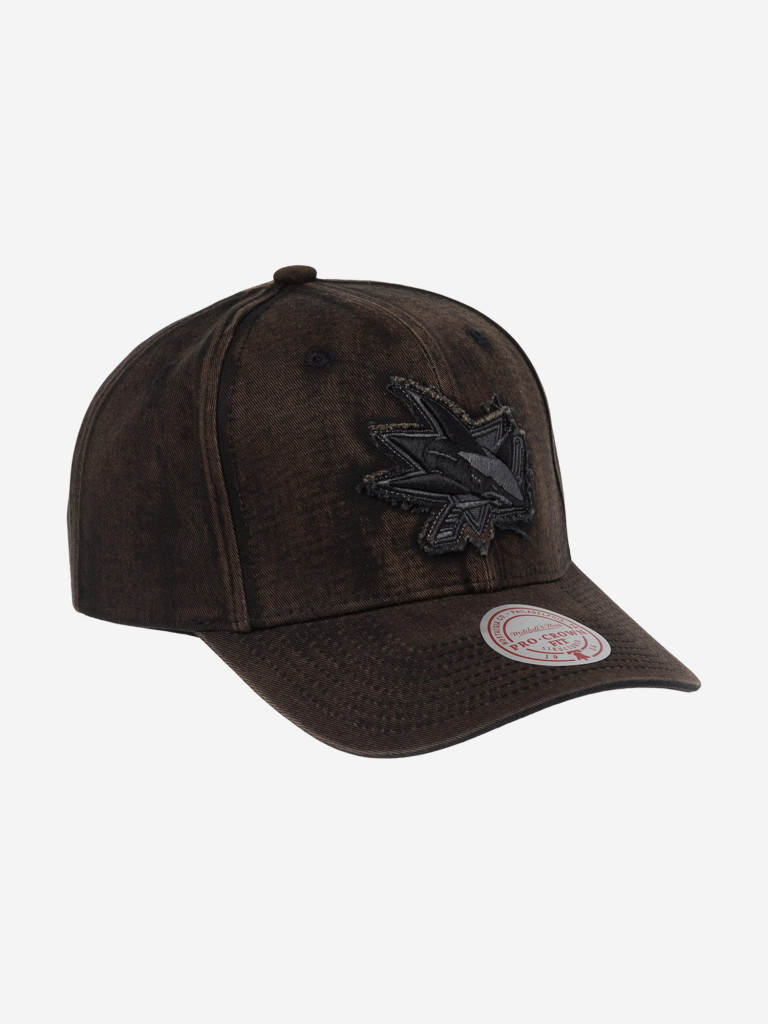 Бейсболка MITCHELL NESS HP12808-SJSBLCK San Jose Sharks NHL
