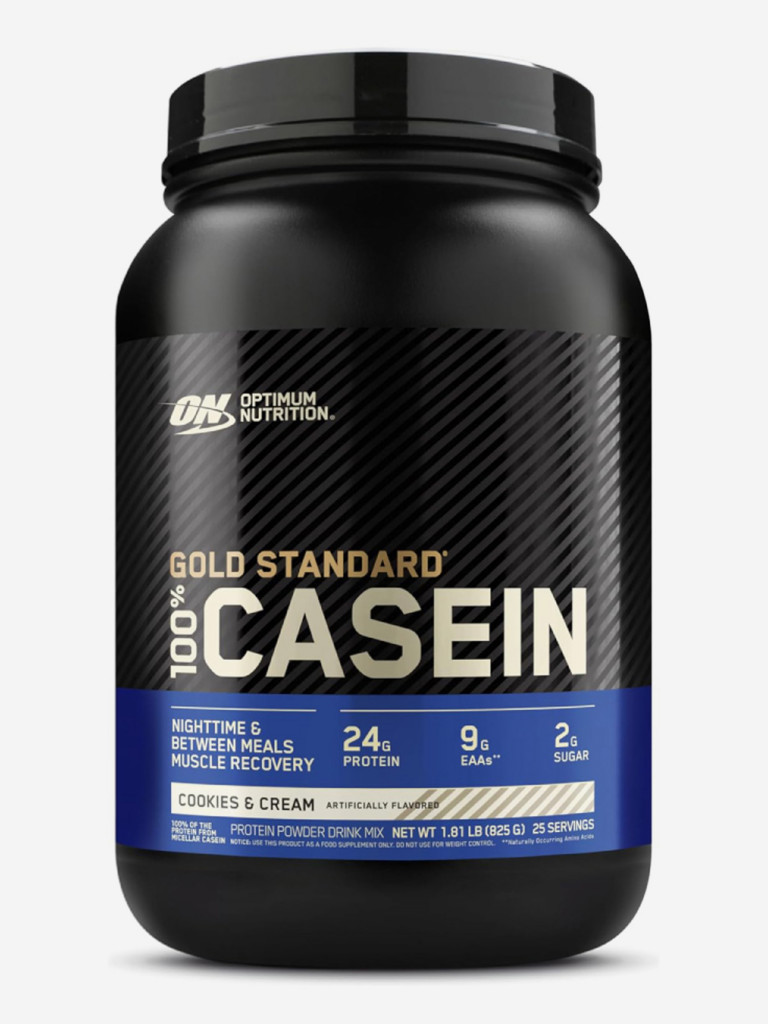 Казеин Optimum Nutrition Gold Standard Casein, 825 г, Печенье с кремом