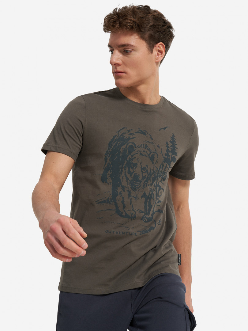 Футболка мужская Outventure Коричневый 599₽