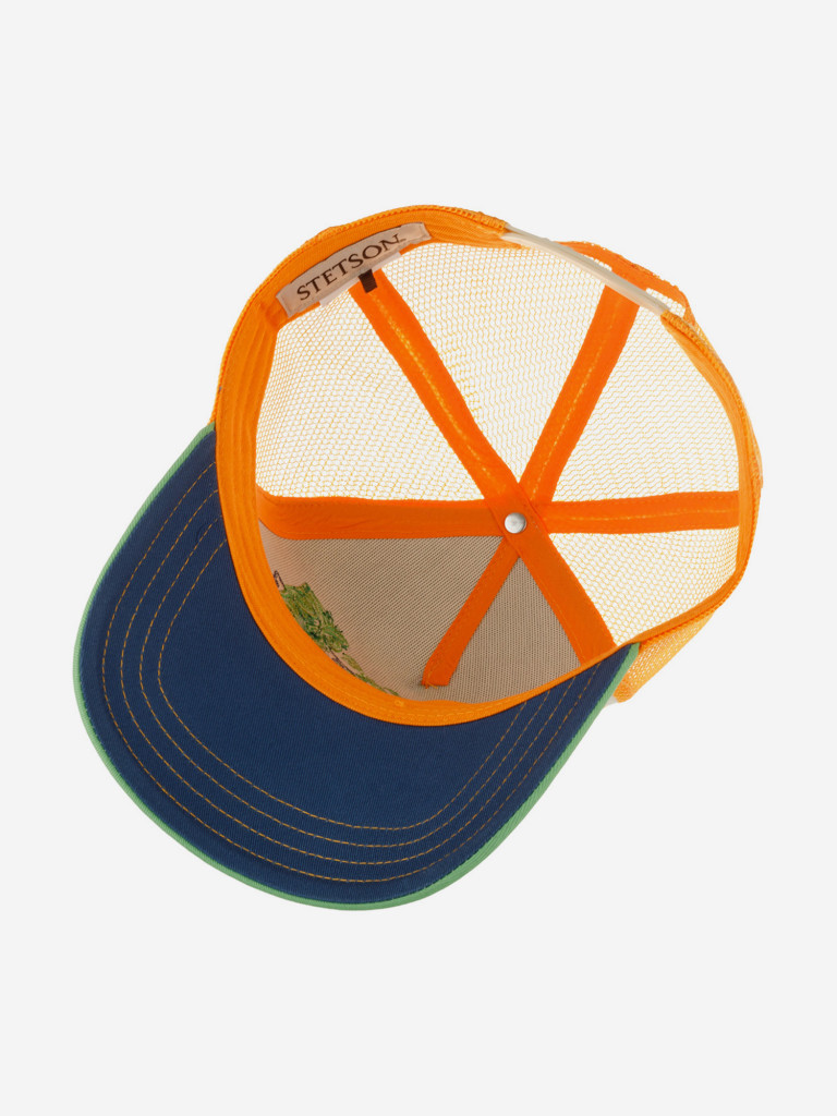 Бейсболка с сеточкой STETSON 7751195 TRUCKER CAP TIKI LOUNGE (зеленый)
