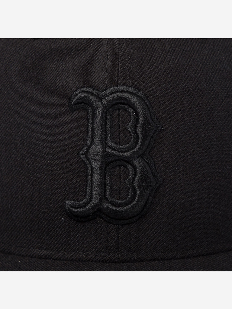 Бейсболка с прямым козырьком 47 BRAND B-NSHOT02WBP-BKBK Boston Red Sox MLB