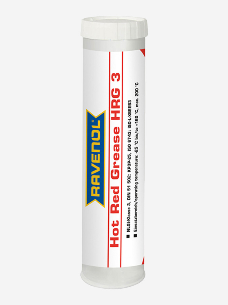 Пластичная смазка RAVENOL Hot Red Grease HRG 3, 400 г
