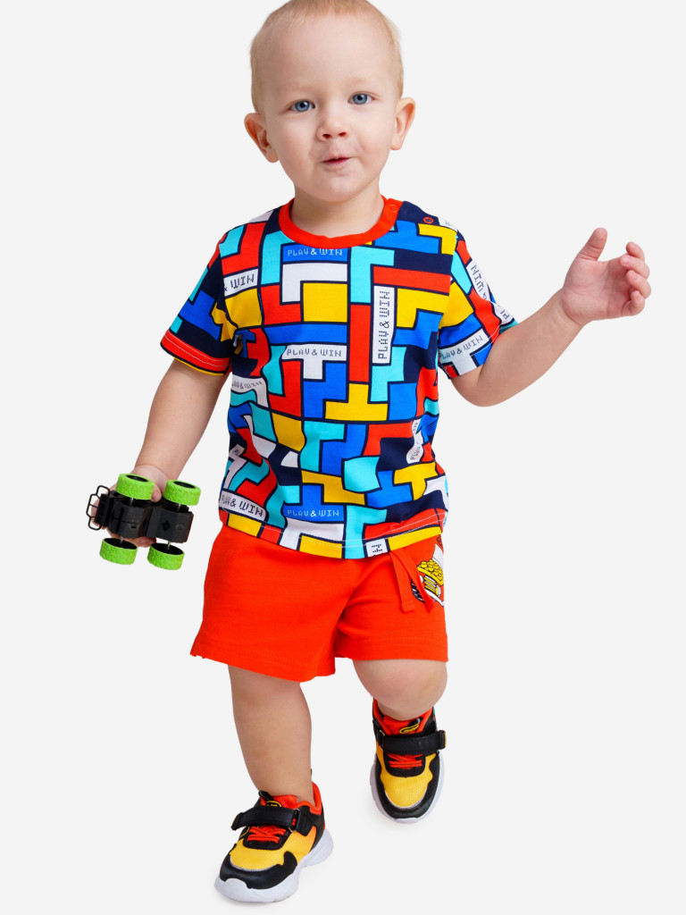 Комплект для мальчиков: футболка, шорты PlayToday