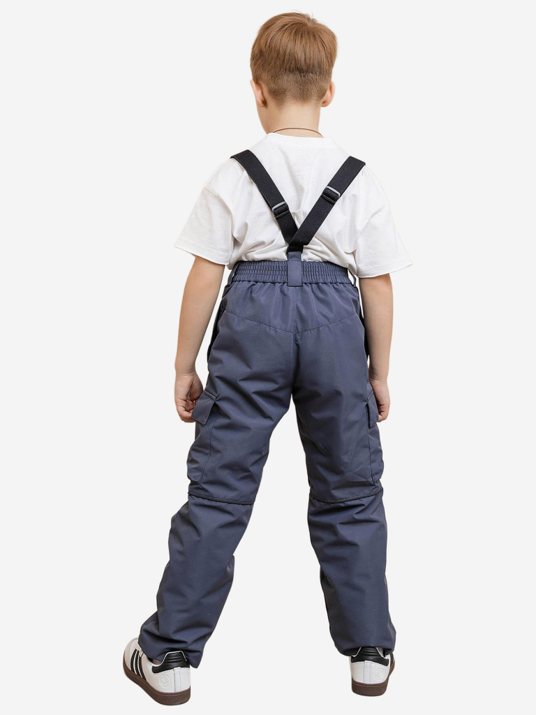 Брюки утепленные для мальчика batik серый