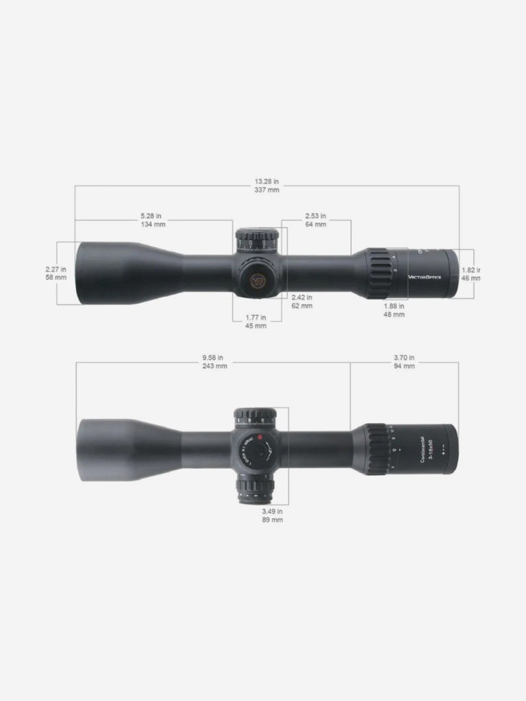 Оптический прицел Vector Optics 34мм FFP Continental x6 3-18x50 VCT-34 SCFF-29