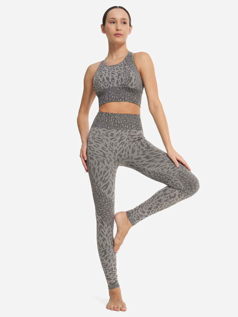 Легинсы женские Demix HighFlow Yoga Seamless Gfx
